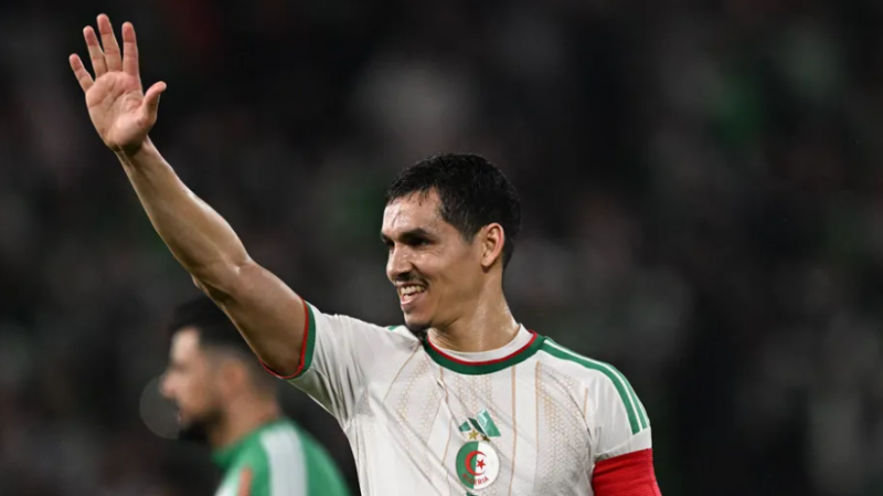 Algerian Defender Aïssa Mandi Retires from International Football After 123 Matches
