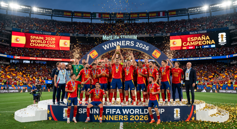 Spain Clinches World Cup Title for the Second Time in History