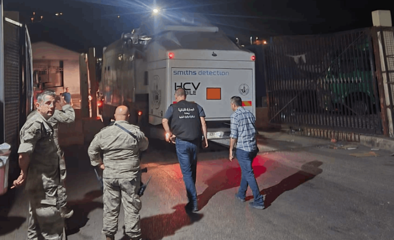 Lebanese Customs Deploy New Scanner at Masnaa Border