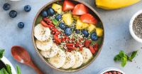 Healthy breakfast meal Healthy breakfast