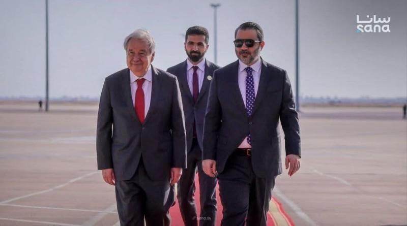 UN Secretary-General Guterres Arrives in Syria for Landmark Visit