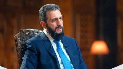 الشرع: إزالة النظام السابق كانت ضرورة للمنطقة وليس لسوريا فقط