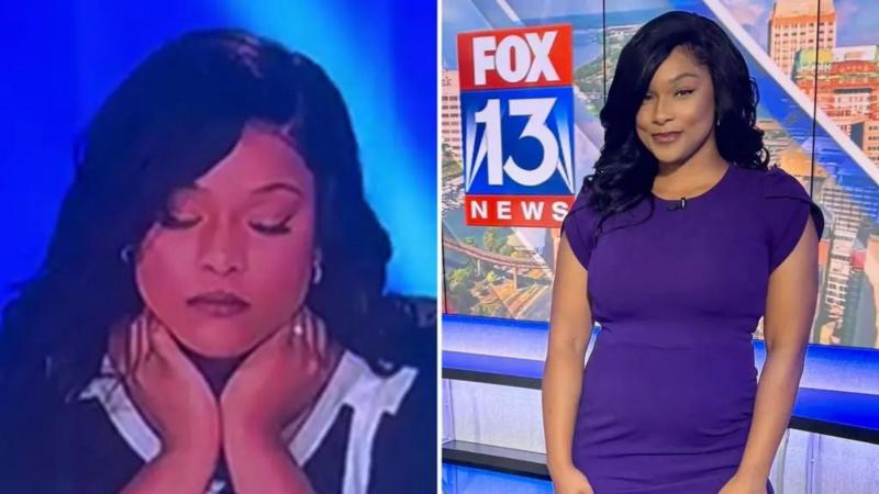 American News Anchor Unexpectedly Falls Asleep Live On Air
