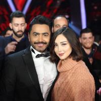 تامر حسني وبسمة بوسيل تامر حسني وبسمة بوسيل