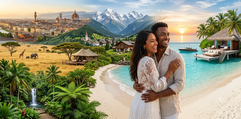Top 5 Honeymoon Destinations Worldwide