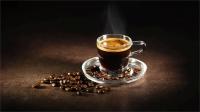 Drinking coffee in the morning. Drinking coffee in the morning