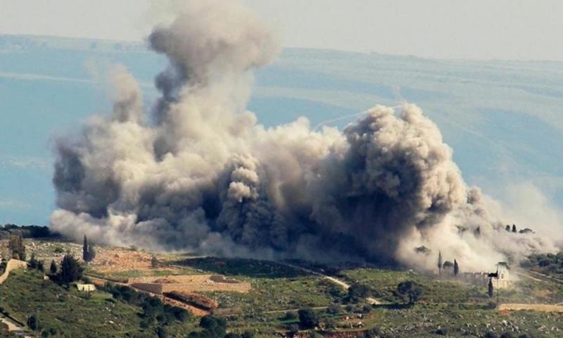 Israeli Airstrike and Gunfire Operations in Southern Lebanon