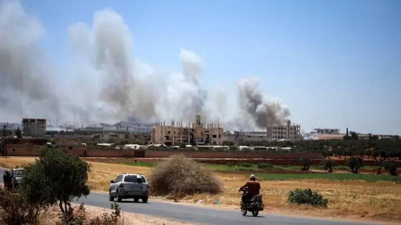 Airstrikes Target Abu al-Duhur Military Airport in Idlib Countryside
