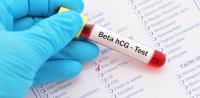 Pregnancy appearing in a blood test The appearance of pregnancy in a blood test