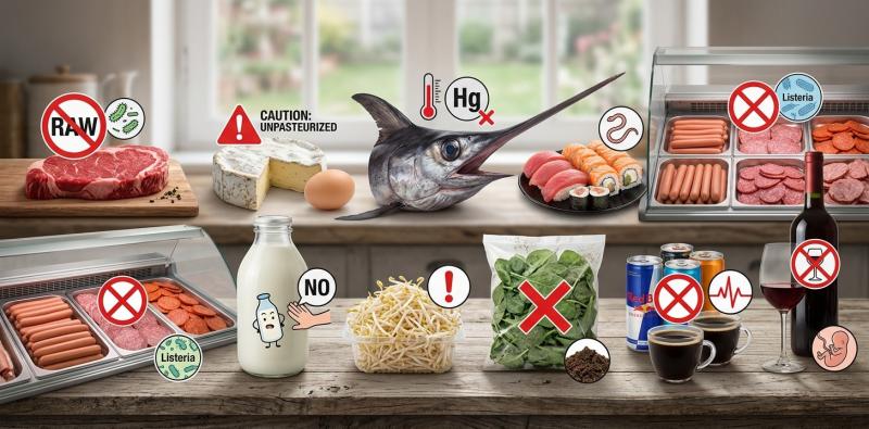 Top 10 Foods to Avoid During Pregnancy