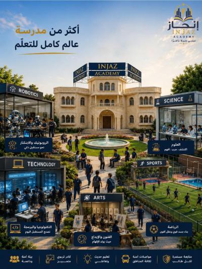 INJAZ Academy... عندما تتحوّل المدرسة من مؤسسة تعليمية إلى مشروع لصناعة المستقبل