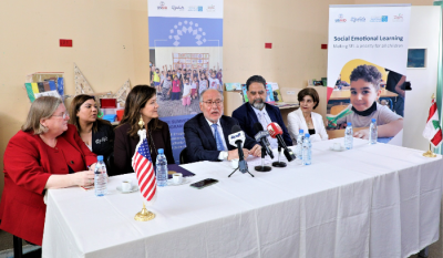 الحلبي وشيا أطلقا الجولة الثانية من الحصص الغذائية في المدارس الرسمية