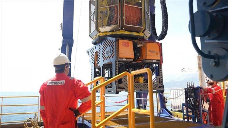 روبوتات في بحر تركيا لاستخراج الغاز