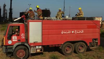 إصابة عنصر من الدفاع المدني بانفجار لغم في تنورين