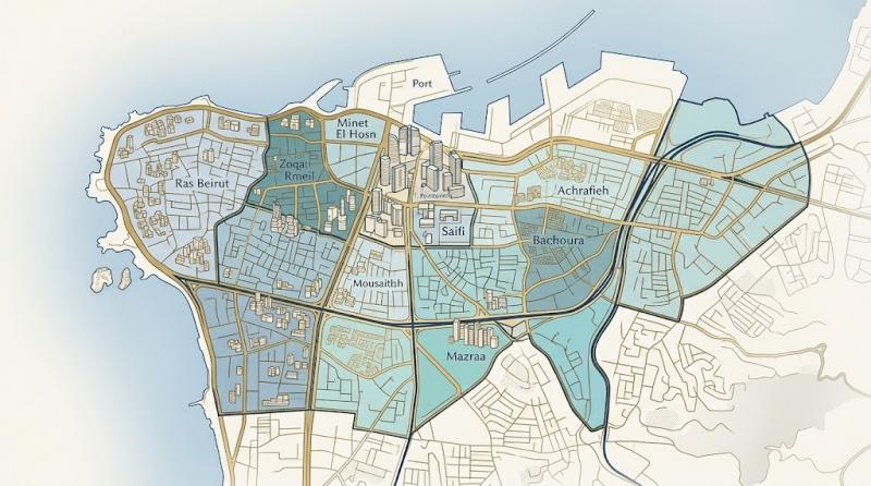 Beirut's Most Expensive Districts for Housing and Real Estate