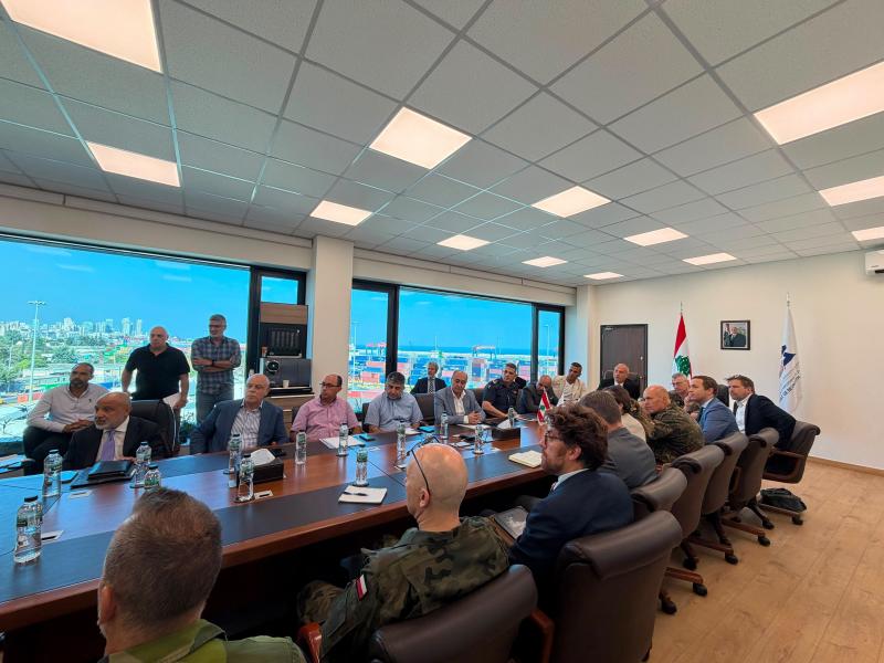 European Military Delegation Explores Enhancing Security at Beirut Port