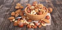 Almonds and cashews. Almonds and cashews