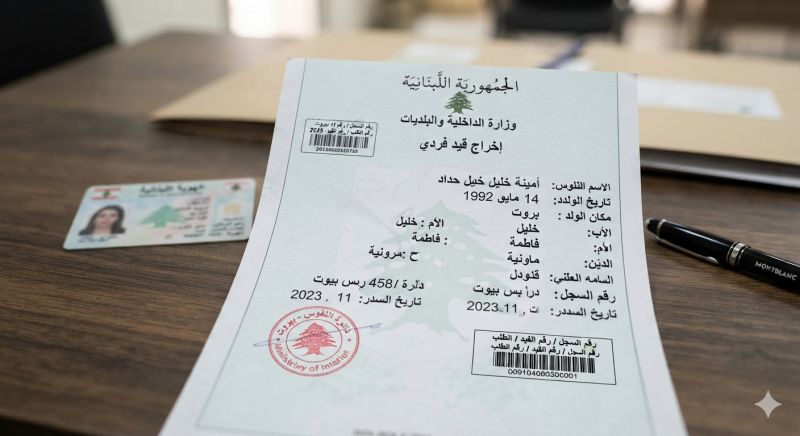 How to Obtain an Individual Civil Registry Extract in Lebanon?