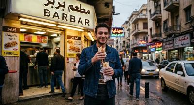 أشهر ساندويتشات الطاووق في الحمرا