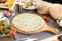 Cheese manakish in Beirut Cheese manakish in Beirut