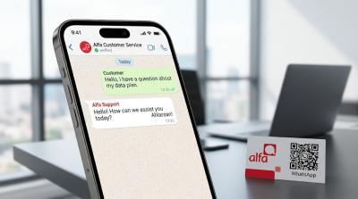 خدمة عملاء ألفا واتساب
