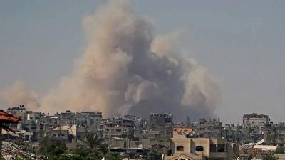 قتلى ومفقودون بانهيار بناية متصدعة في غزة