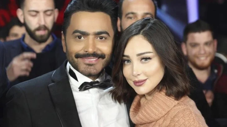 بسمة بوسيل تعلن طلاقها من تامر حسني
