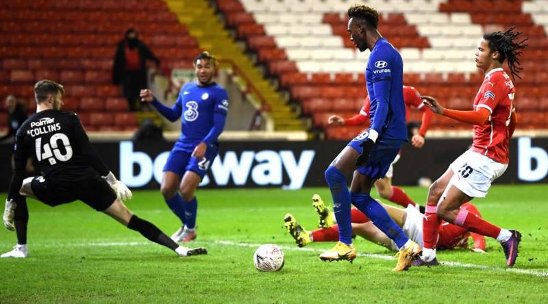 تشيلسي يفوز بصعوبة على بارنسلي ويتأهل لربع نهائي كأس الاتحاد الإنجليزي  .. فيديو