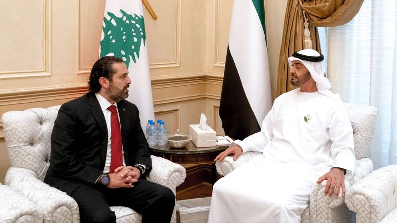 ولي عهد أبوظبي يستقبل الحريري متمنيا نجاح تشكيل الحكومة اللبنانية