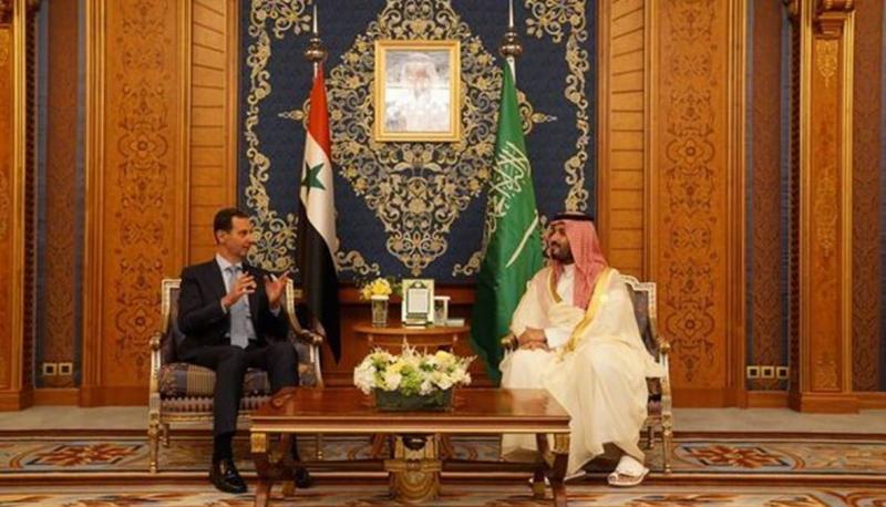 محادثات بين الأسد وولي العهد السعودي