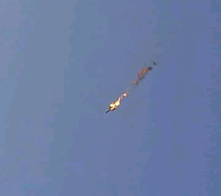 بالفيديو-لحظة سقوط طائرة حربية في أم درمان