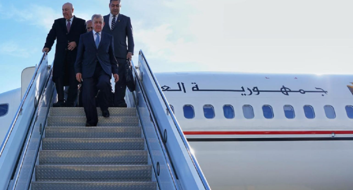 أنباء عن إصابة الرئيس العراقي بكسور نتيجة سقوطه من درج طائرة
