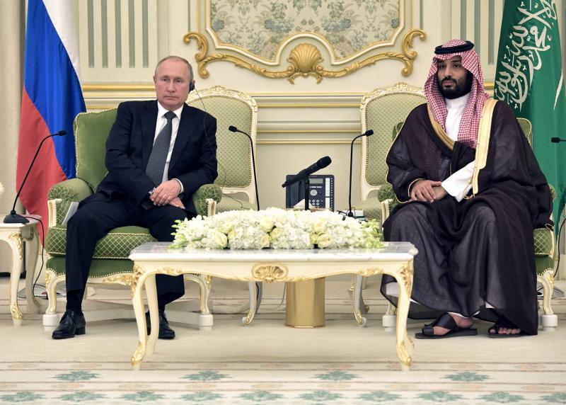 بوتين وولي العهد السعودي أشادا بالتعاون في إطار أوبك+