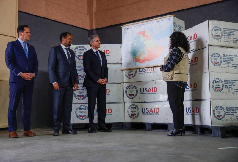 الولايات المتحدة تعلق مساعداتها الغذائية إلى إثيوبيا