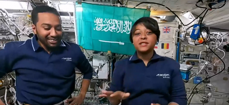 بالفيديو- رائدا الفضاء السعوديين يصلان فجر غد الأربعاء الى الأرض
