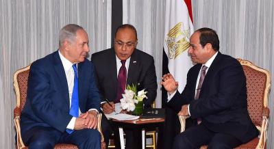 السيسي ونتنياهو يبحثان حادث إطلاق النار على الحدود