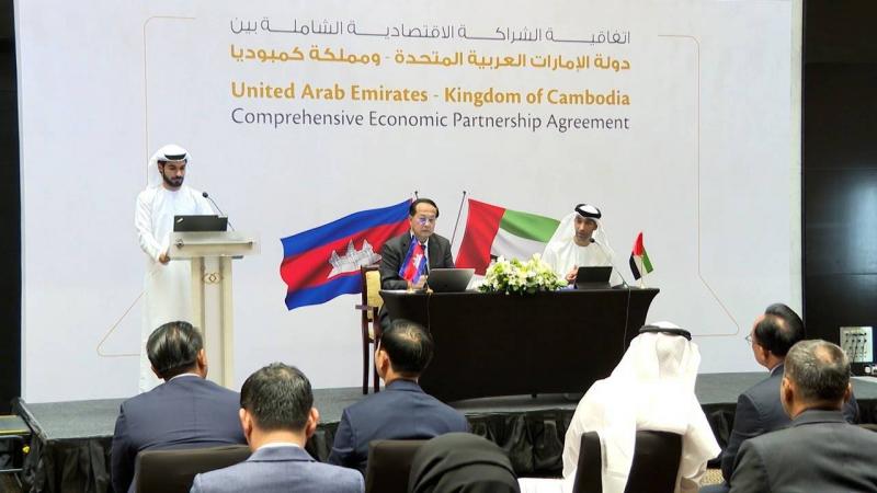 الإمارات وكمبوديا تبرمان إتفاقية شراكة إقتصادية شاملة