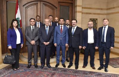 العراق يدعو لبنان للمشاركة في مؤتمر اللجان الفنية لطريق التنمية