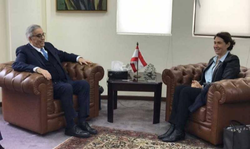 بو حبيب يلتقي غريو: لودريان يزور لبنان الأسبوع المقبل