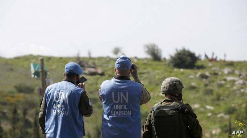 مراقبو الأمم المتحدة يتفقدون الخط الأزرق