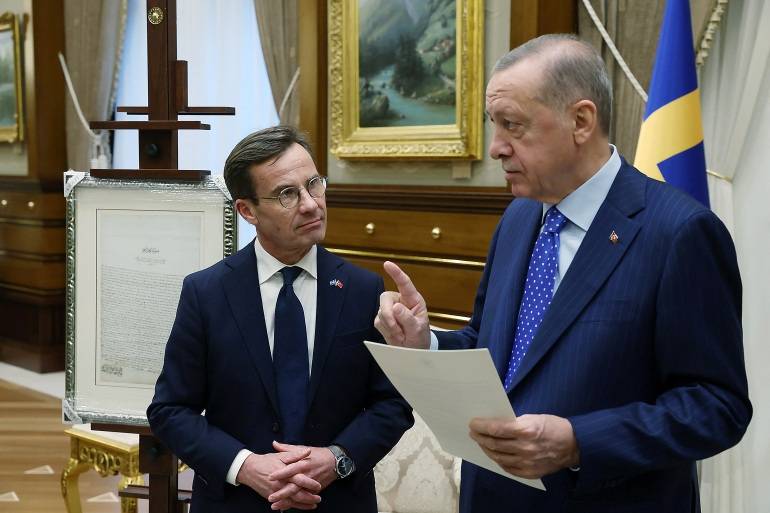 ماذا طلب أردوغان من السويد مقابل انضمامها للـ
