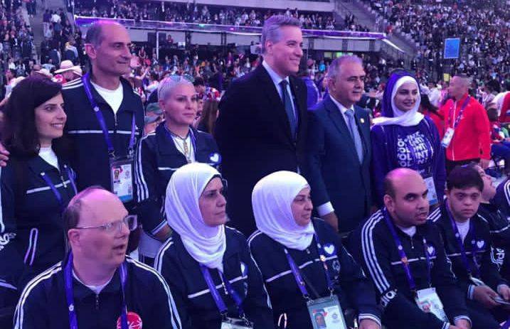 لبنان يشارك بافتتاح دورة الألعاب العالمية للأولمبياد الخاص بمواكبة السفير اديب..