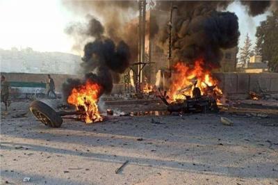 قتيل وجريحان في انفجار عبوة على أتوستراد دمشق- درعا