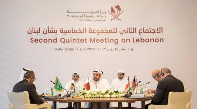 بيان اللقاء الخماسي في قطر: لانتخاب رئيس ومحاسبة المعرقلين
