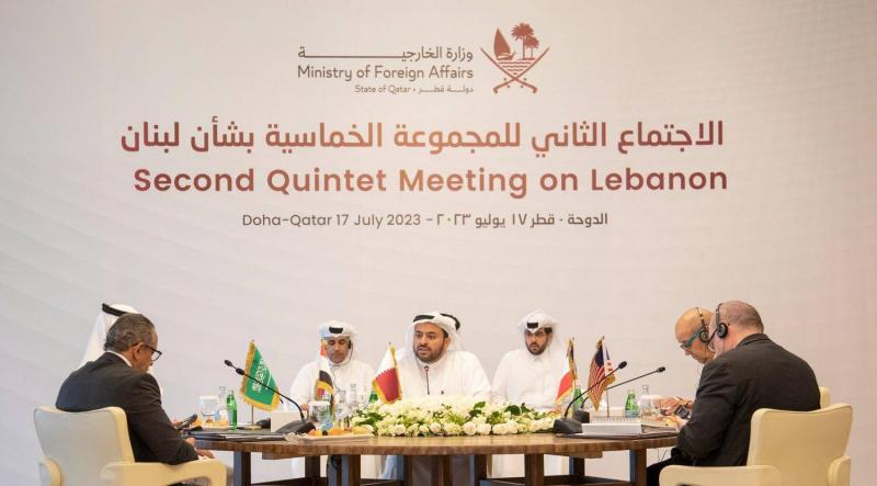 بيان اللقاء الخماسي في قطر: لانتخاب رئيس ومحاسبة المعرقلين