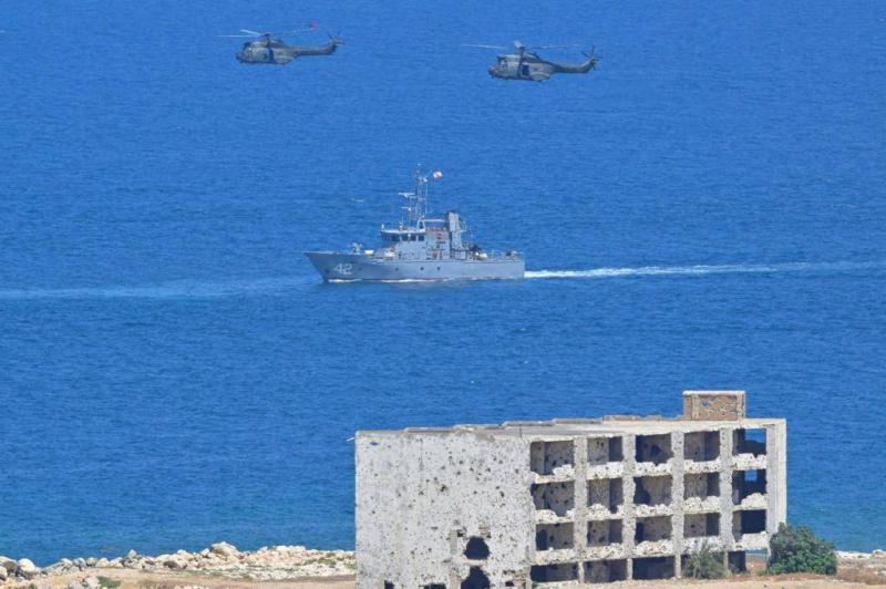 الجيش اللبناني بختتم مناورة مشتركة.. بحرا وبرا وجوا