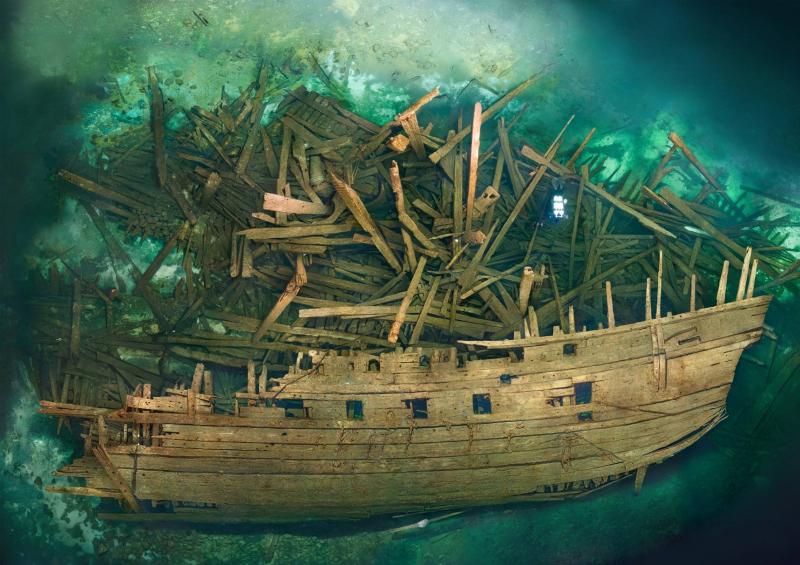 العثور على حطام سفينة بضائع رومانية قديمة قبالة ساحل قرب روما