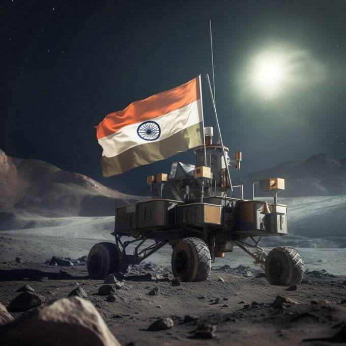 بدء العد التنازلي لهبوط مهمة الهند على سطح القمر