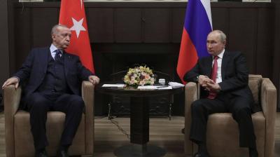 أردوغان سيلتقي بوتين لبحث ملف تصدير الحبوب