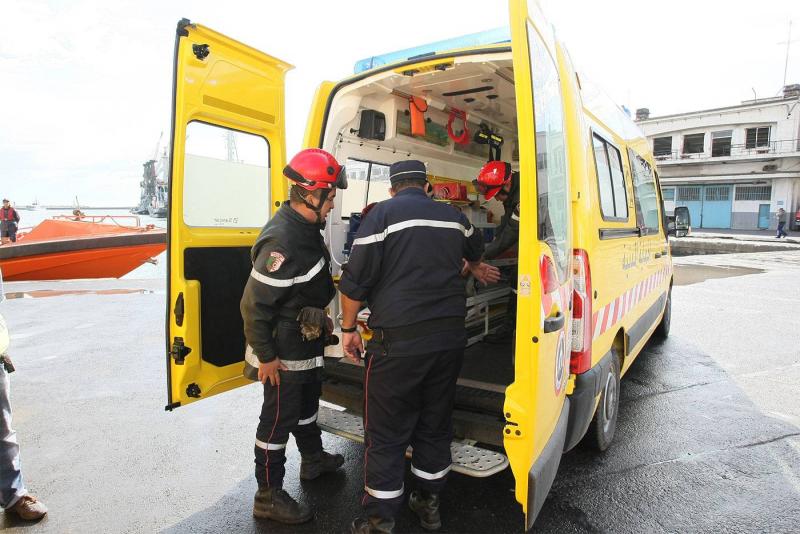 35 إصابة جراء ارتطام حافلة بجدار صخري في الجزائر